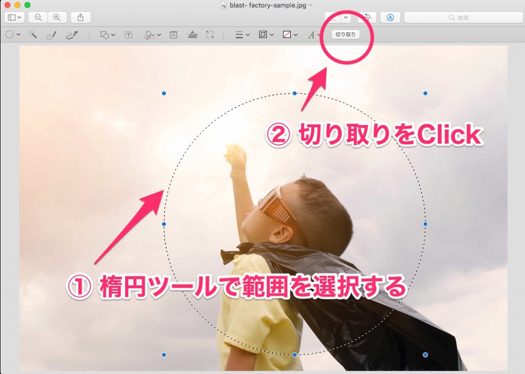 画像を丸く切り取る方法 Macで簡単にできました 女性を魅きつける 女性向けホームページ制作 Blast Factory